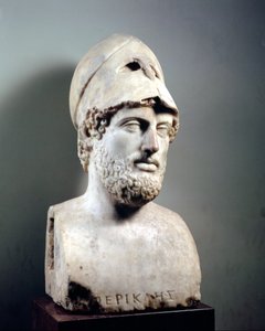 Busta Pericles (†429 př.nl) kopie řeckého originálu (mramor) (viz také 119218)